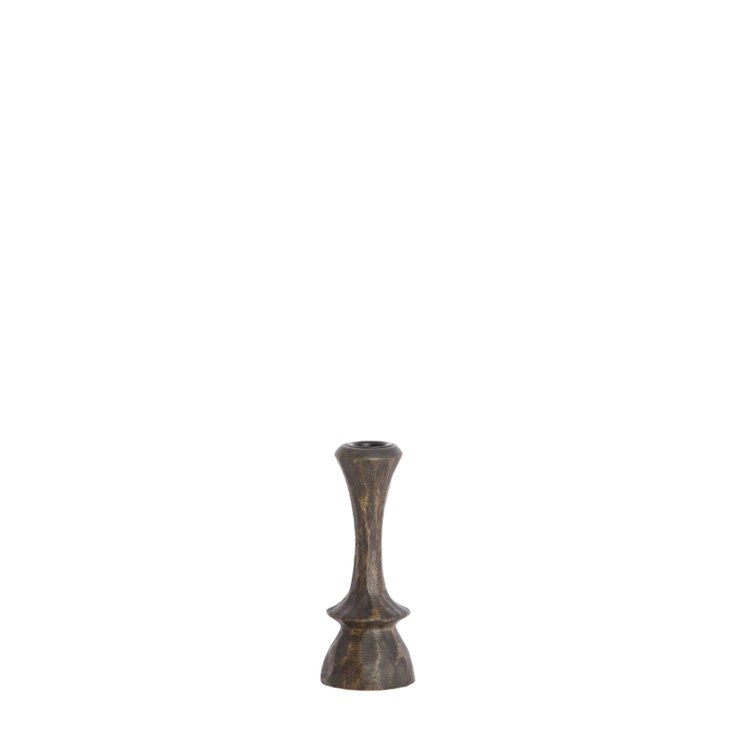 Candelabros madera - Dark brown - Ø6.5x14 cm
