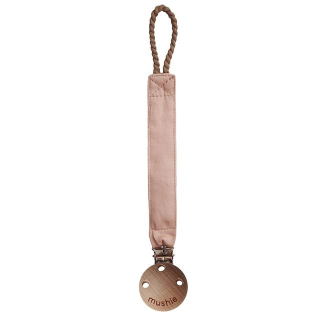Porta Chupete Tela - Blush
