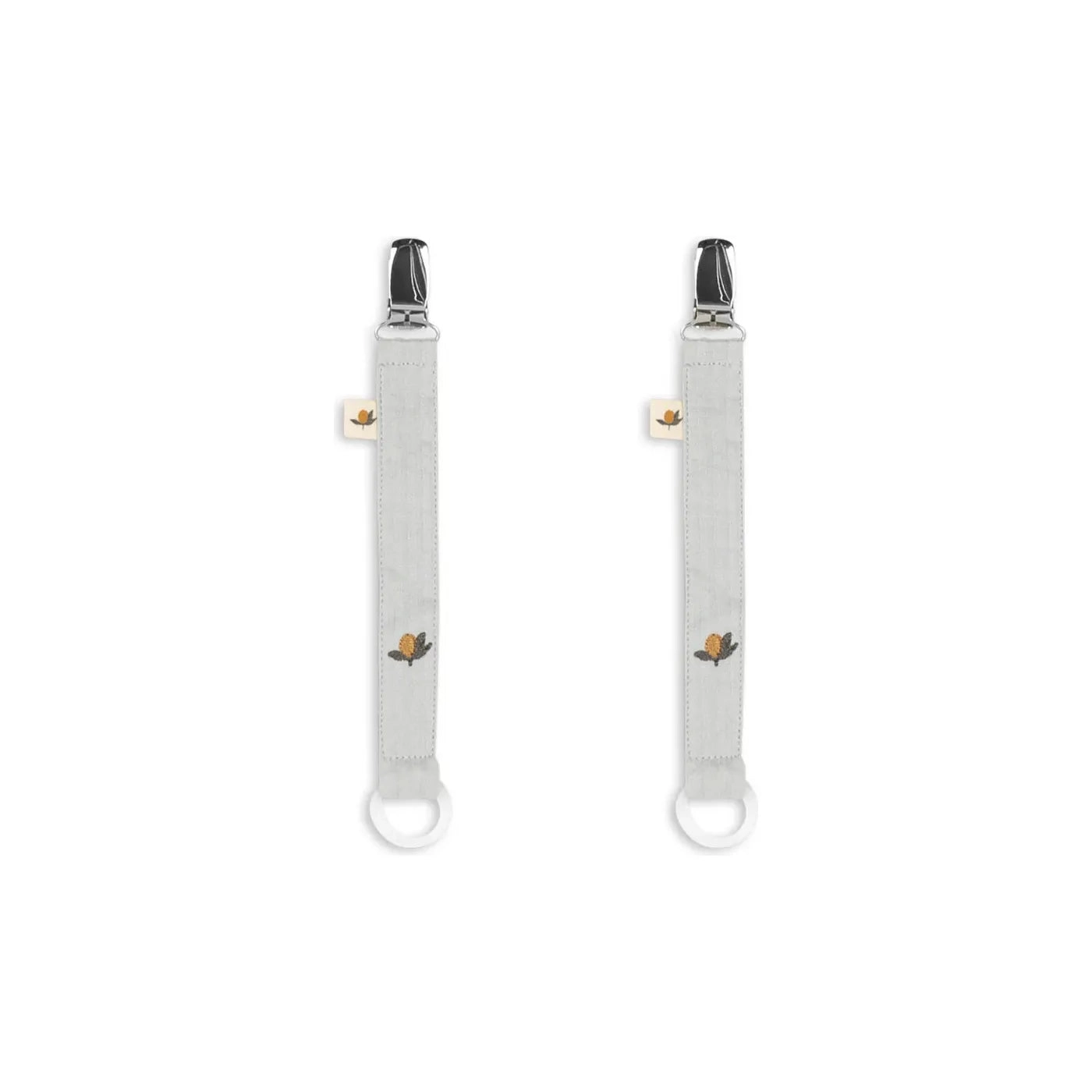 Pack de 2 Porta Chupetes seersucker - High rise