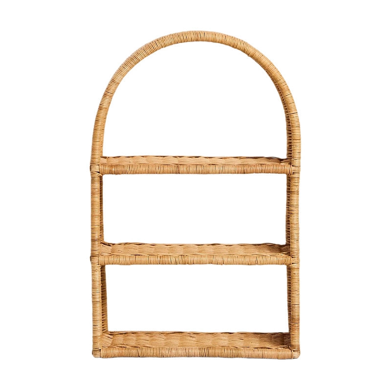 Repisa arco rattan