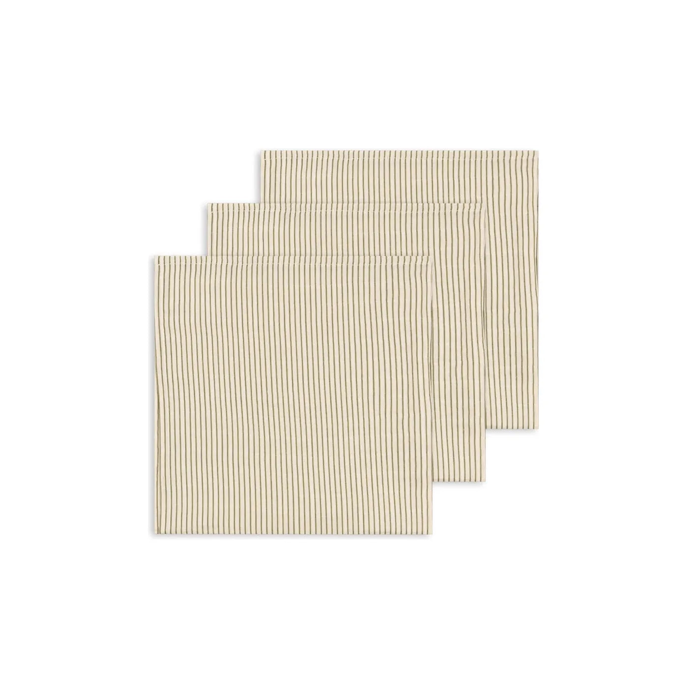 Set 3 Tutos Muselina - Tea stripe
