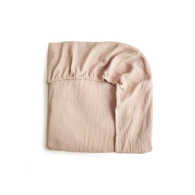 Sabana Muselina Fitted - Blush - M (Cuna)