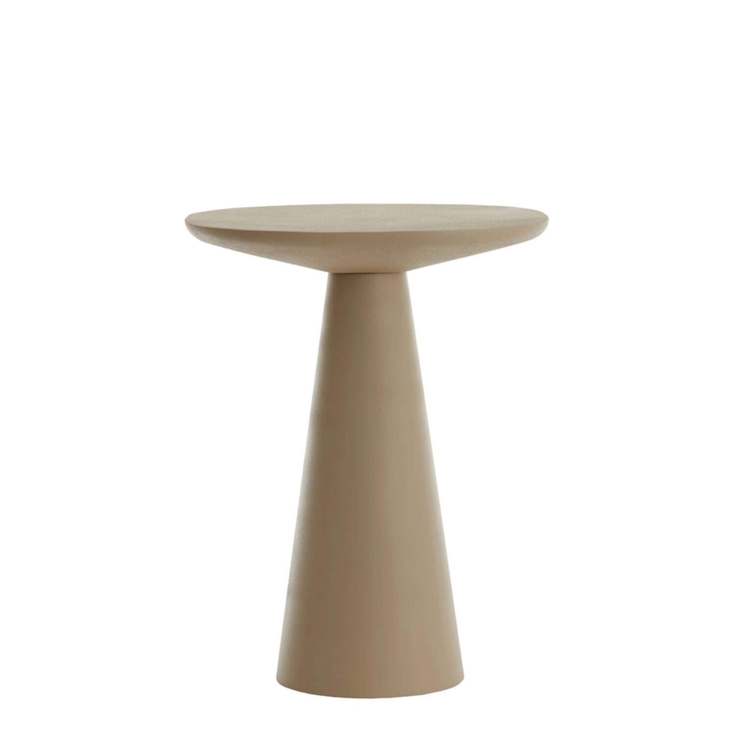 Mesa lateral Phoebe - taupe - 28x28x53 cm