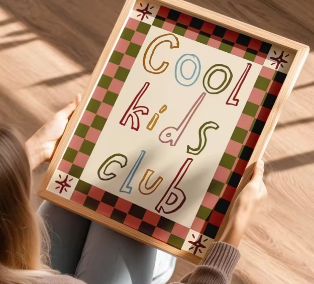 Lámina infantil Cool kids club