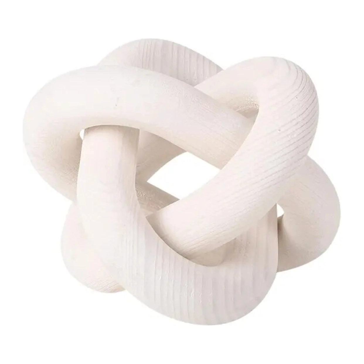 Nudo decorativo de madera negro