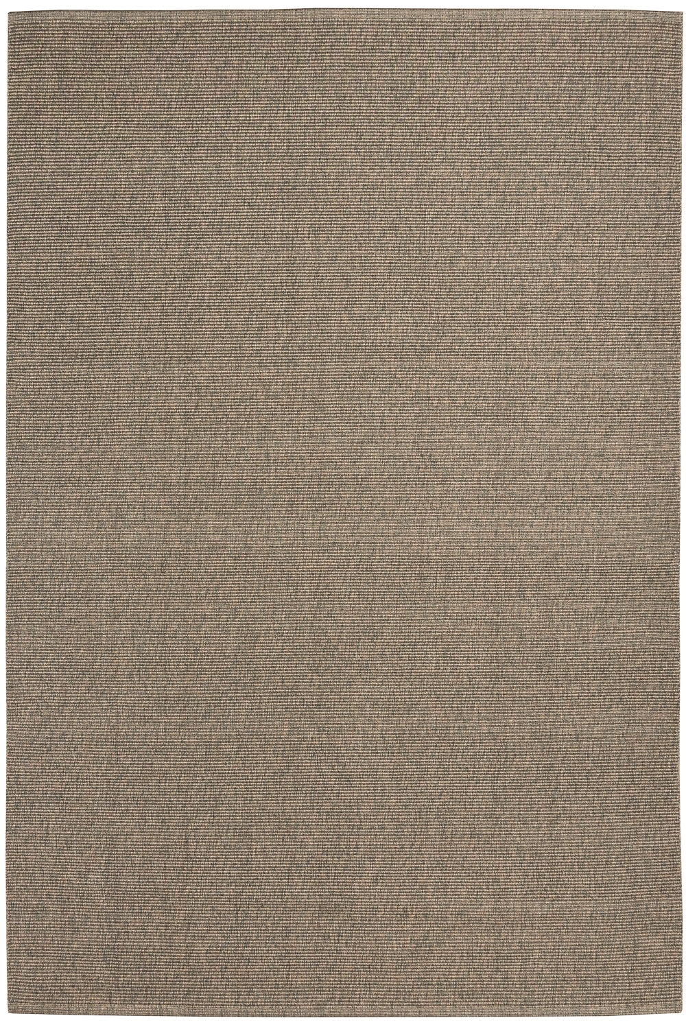 Alfombra rectangular en tonos militares, vista completa desde arriba.
