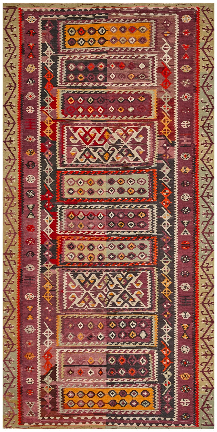 ALFOMBRA KILIM ANTIQUE DT 3312 - 180 CM X 362 CM