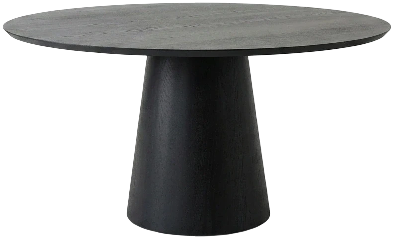 Comedor Cono madera ebano 150