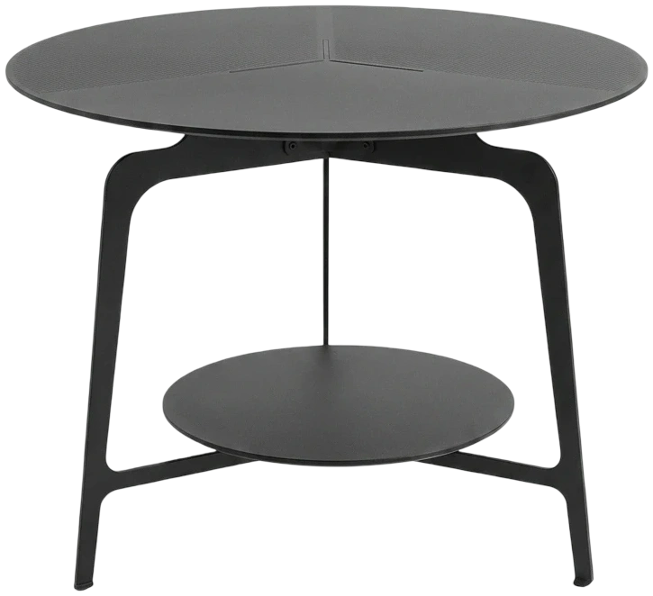 Mesa lateral Triade Ébano 70 cm
