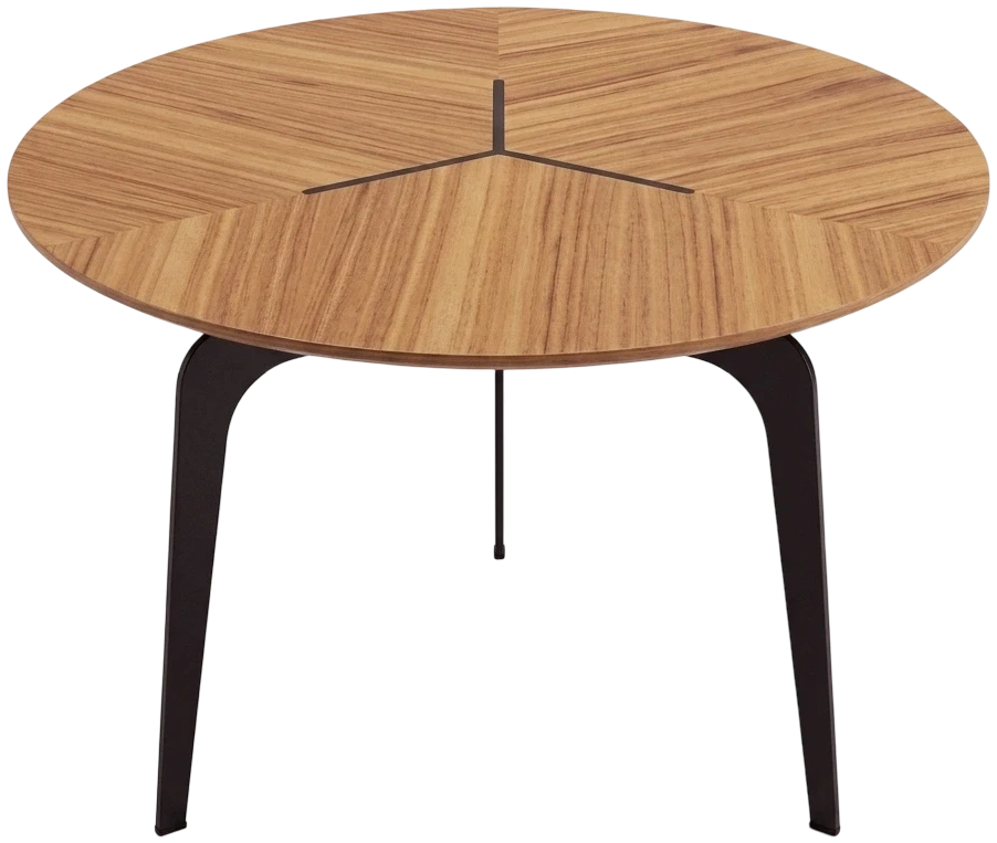 Mesa de centro triade 55 nogueira