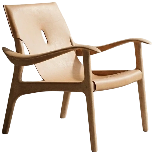 Butaca Astu AVF cuero caramelo