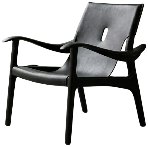 Butaca Astu PEF cuero negro