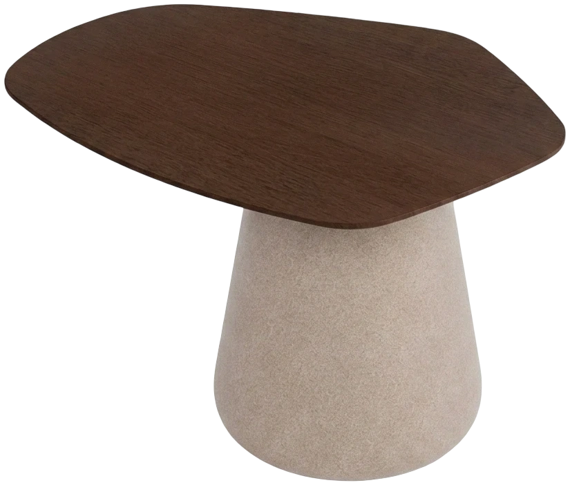 Mesa centro Seixo 70x52x36 Malto mineral