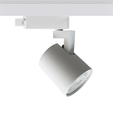 Foco para Riel aluminio blanco dirigible GU10 - PHFO0074