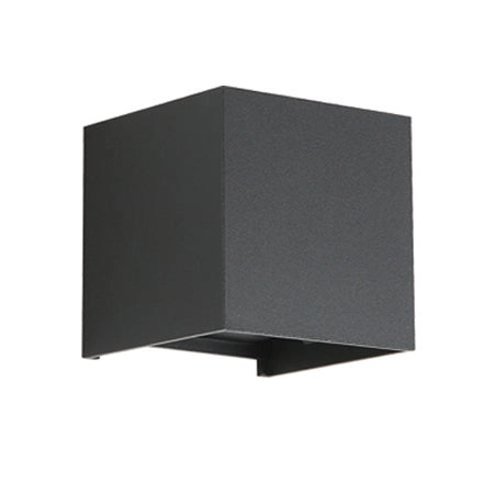 Apliqué negro opaco, bidireccional interior exterior LED 2x3W - BEAP0018