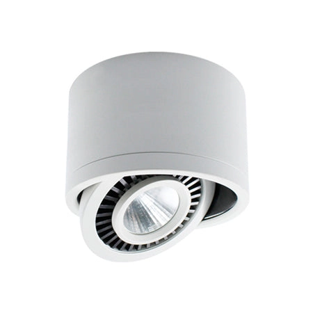 Foco sobrepuesto blanco basculante dimeable LED 9W - BEFO0009