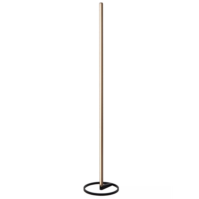 Lámpara de pie aluminio café Ø29,7x15,5 cm 22W - LULP0114