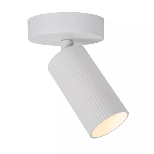 Foco sobrepuesto aluminio Blanco Ø10x14,9 cm GU10- LUFO0030