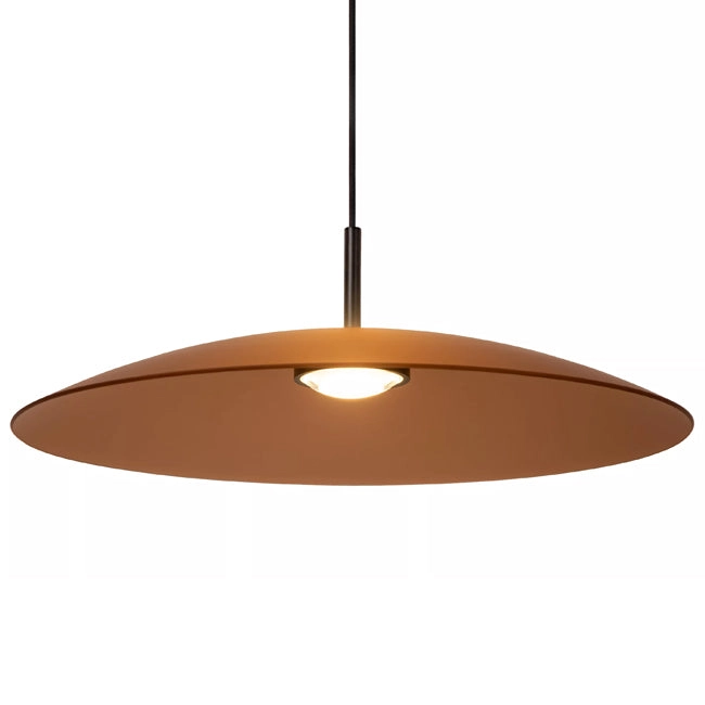 Lámpara colgante vidrio dimeable ámbar Ø 60 cm 18,6 W 2700K- LULC0348