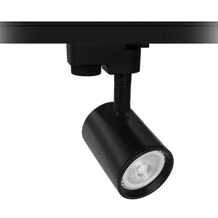 Foco riel metal negro Ø 5,5x14,6 cm GU10 - MUFO0055