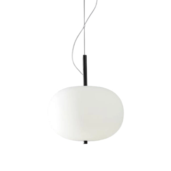 Lámpara colgante metal vidrio opal Ø33x26 cm 8W LED - LGLC0193