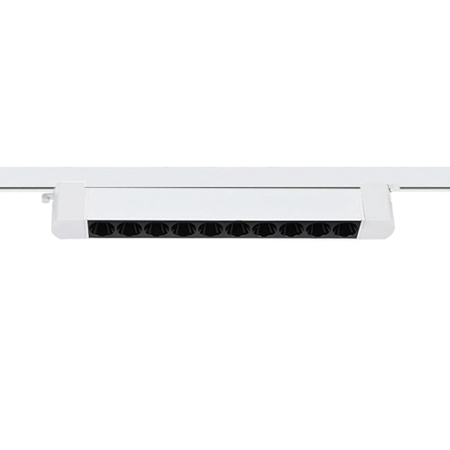 Foco riel monofásico aluminio Blanco Punto de luz 47,5x4,5 cm LED 20W - DEFO0003