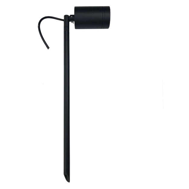Estaca jardín metal negro IP65 Ø 6x48 cm GU10 - TOES0002