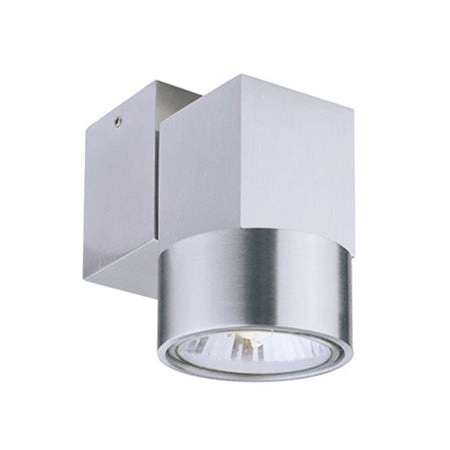 Foco sobrepuesto muro o techo aluminio Ø 5,7x9,5 cm GU10 - LZFO0002