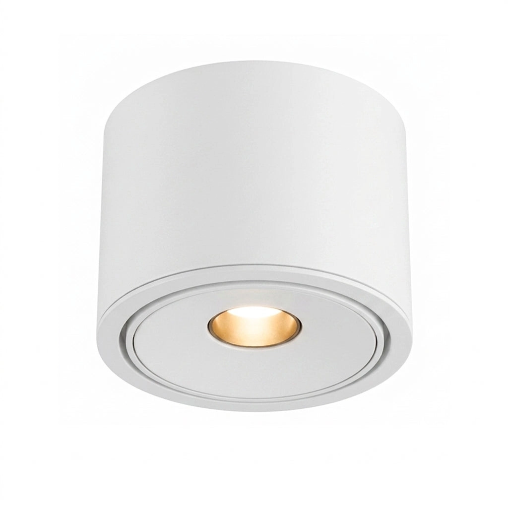 Foco sobrepuesto aluminio blanco basculante dimeable 5W LED - TOFO0120