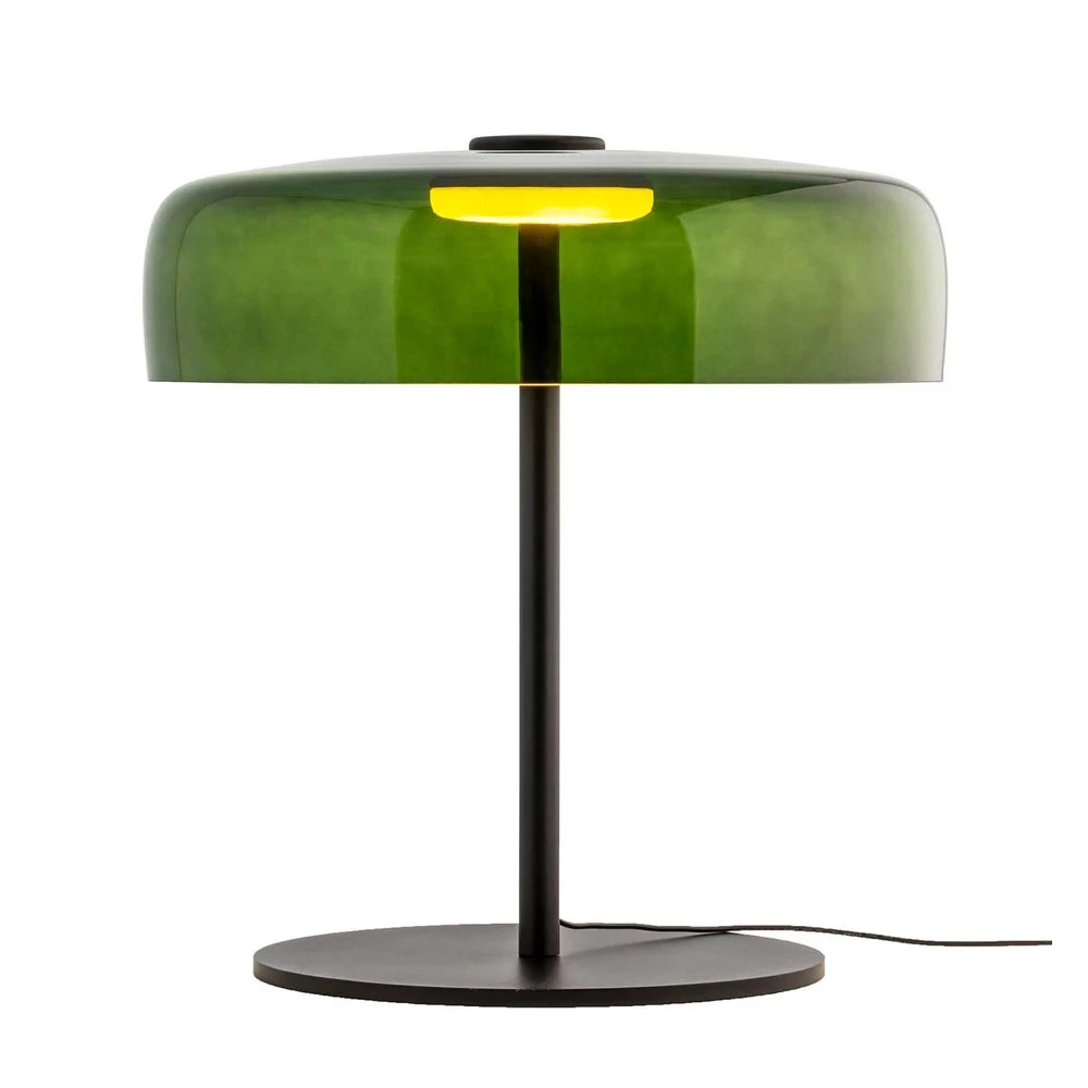 Lámpara sobremesa vidrio verde Ø42x45 cm 5W LED - LGLS0066
