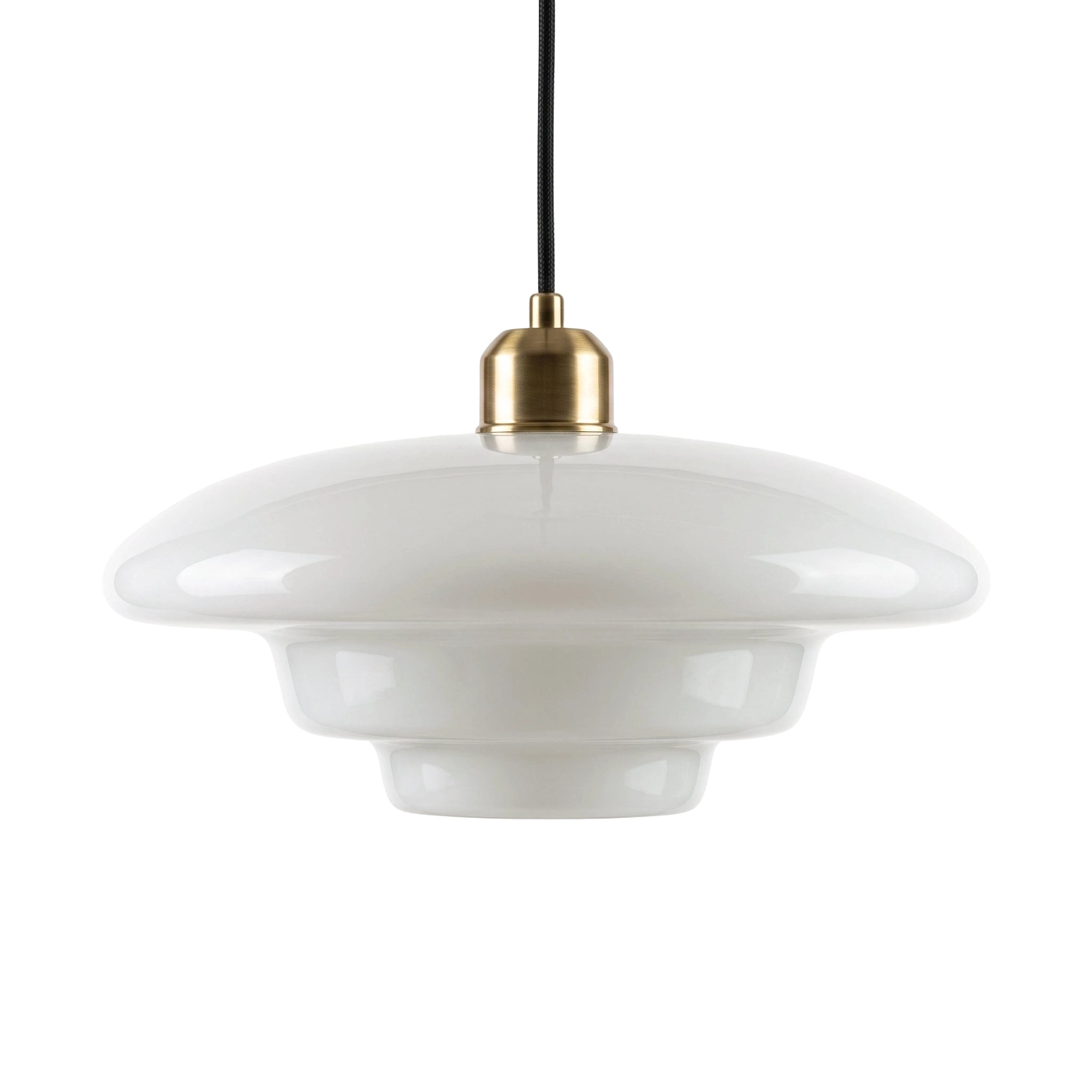 Lámpara colgante vidrio opal Ø30x140cm E27 - LGLC0207