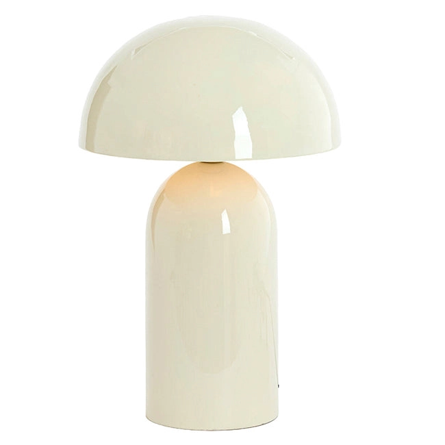 Lámpara de mesa Ø31x48 cm crema brillante - LLLS0366