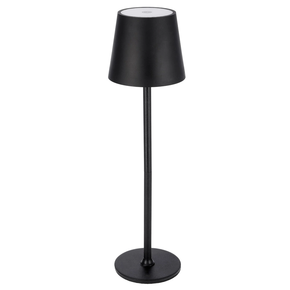 Lámpara sobremesa aluminio negro LED 1 W - TOLS0029