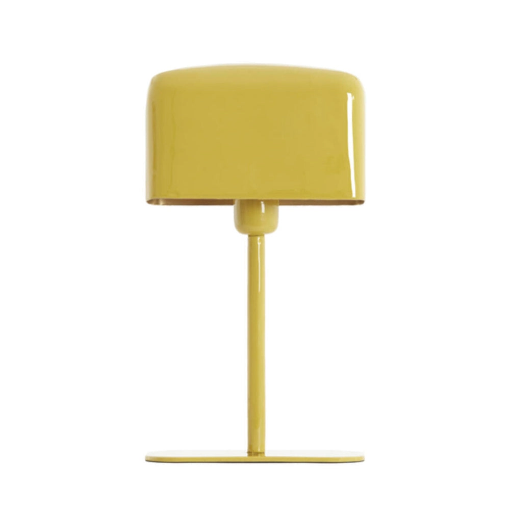 Lámpara de mesa metal ocre amarillo brillante L20xH36 cm E27 - LLLS0448