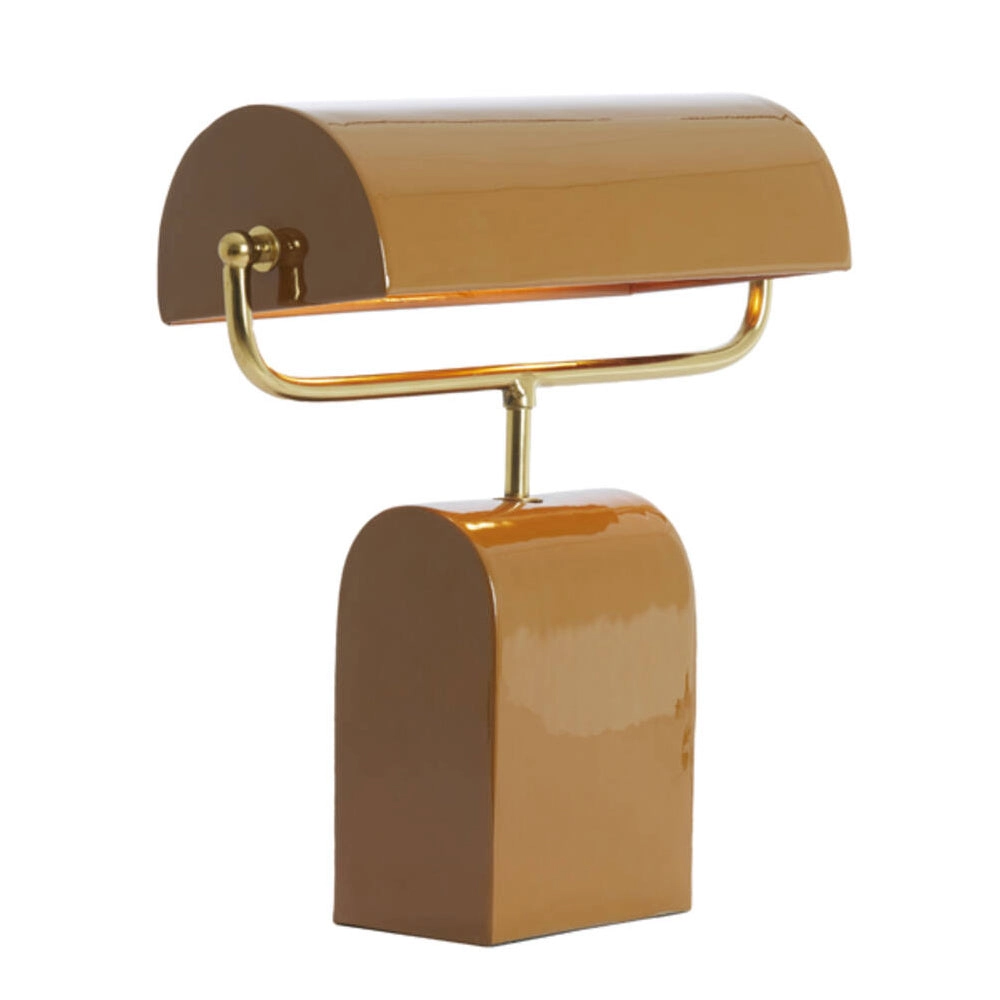 Lámpara de mesa café oro L35xH38 cm E27 - LLLS0444