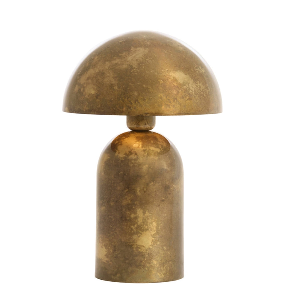 Lámpara de mesa metal oro antiguo Ø23x35 cm E27 - LLLS0441