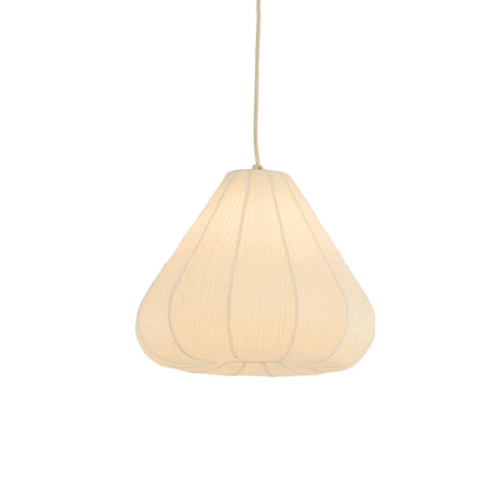 Lámpara colgante papel blanco Ø35x28 cm E27 - LLLC0658