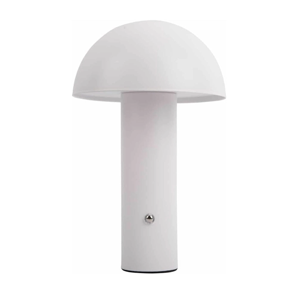 Lámpara de mesa metal blanco recargable 24,5 cm LED - PGLS0079