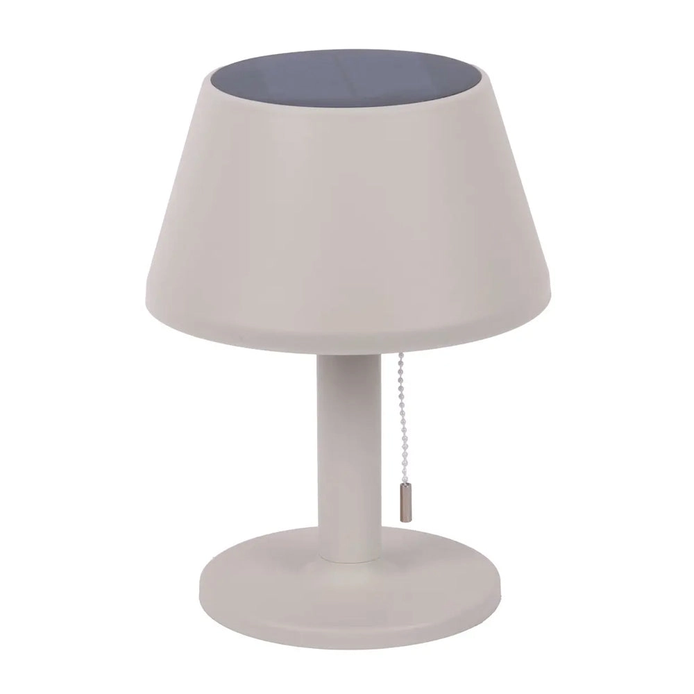Lámpara de mesa polipropileno taupe interior/exterior Ø20xH26 cm LED - PGLS0084