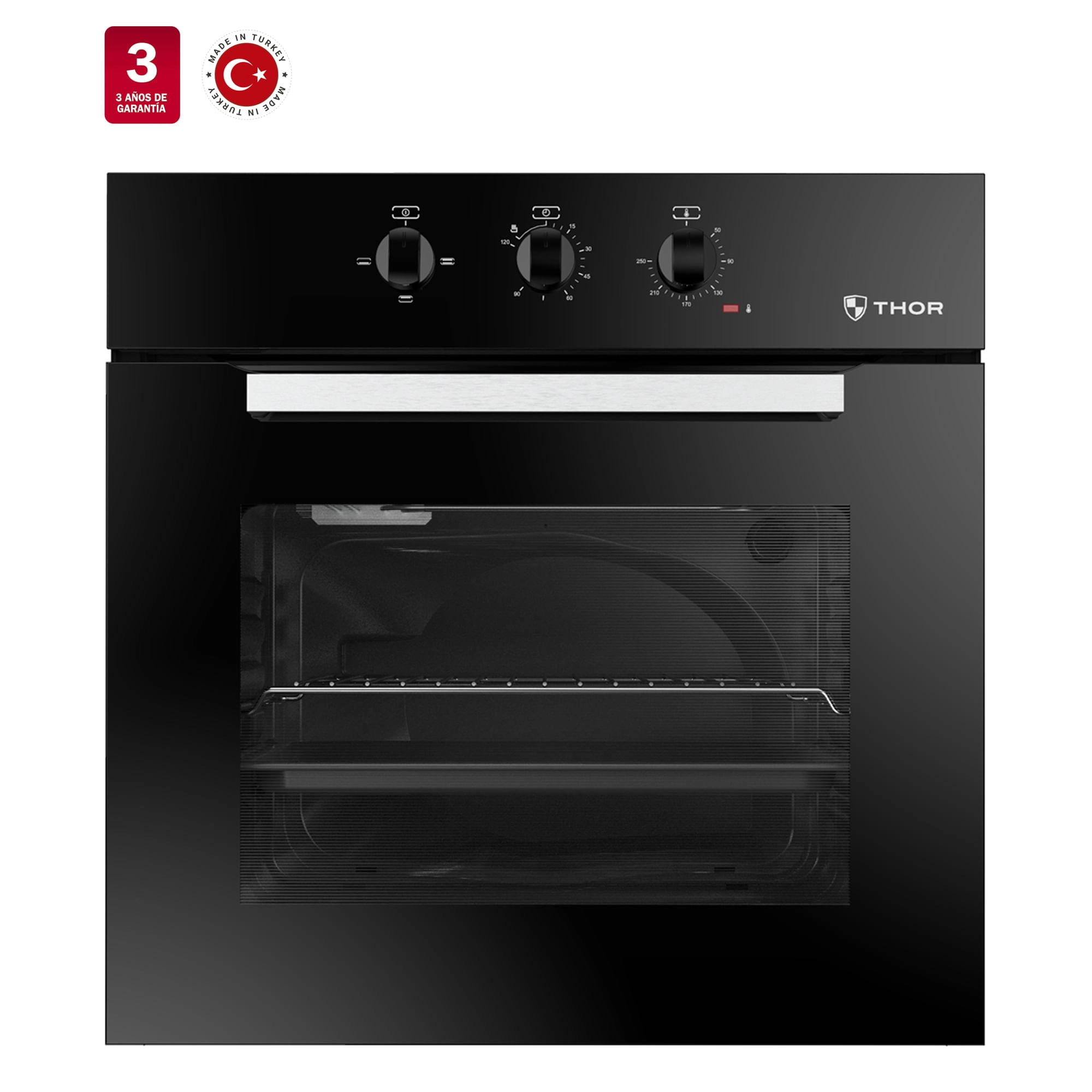 Horno Empotrado TO-53 BK 63 litros Negro