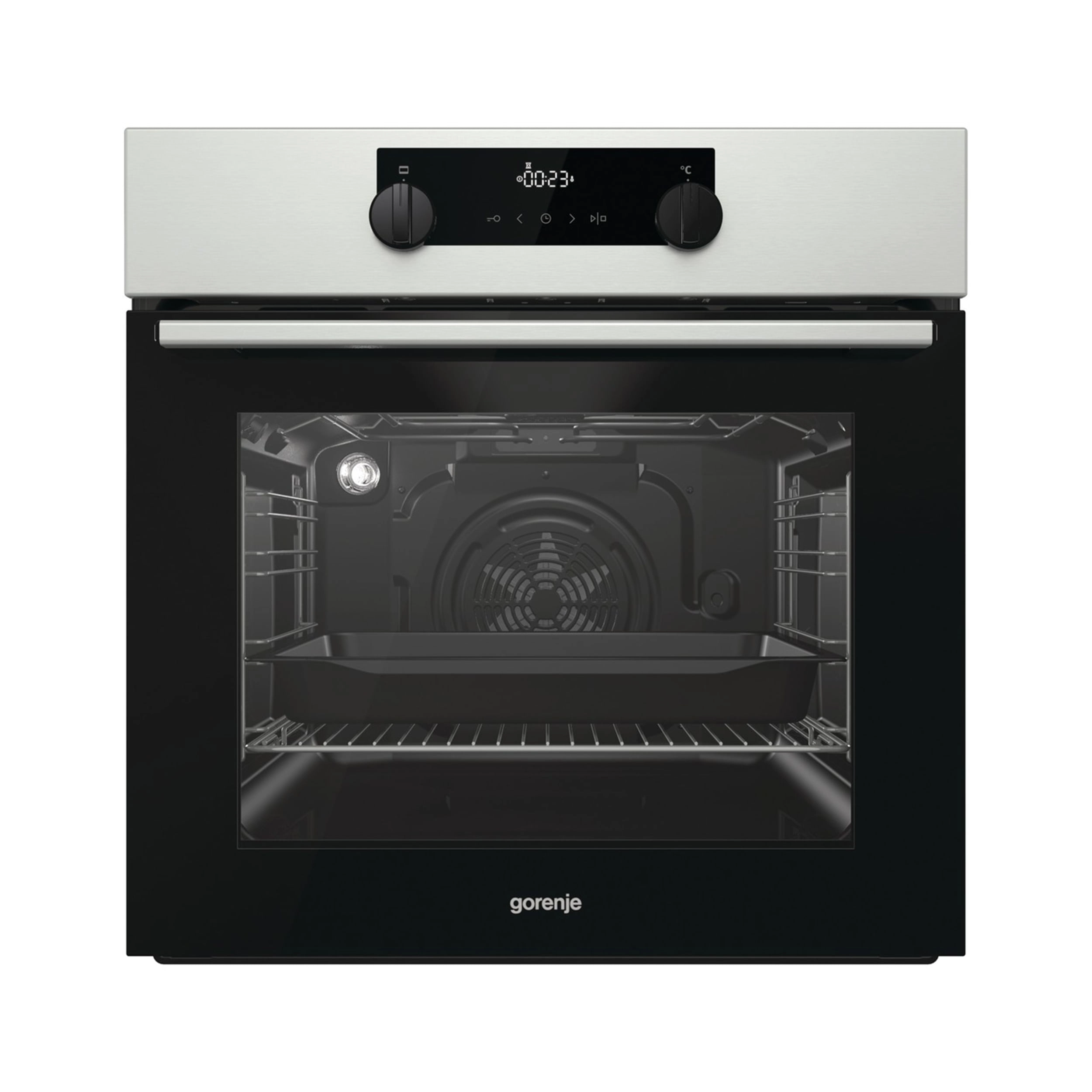 Horno Eléctrico Empotrable Acero Inoxidable + Cristal Basic 60 cm