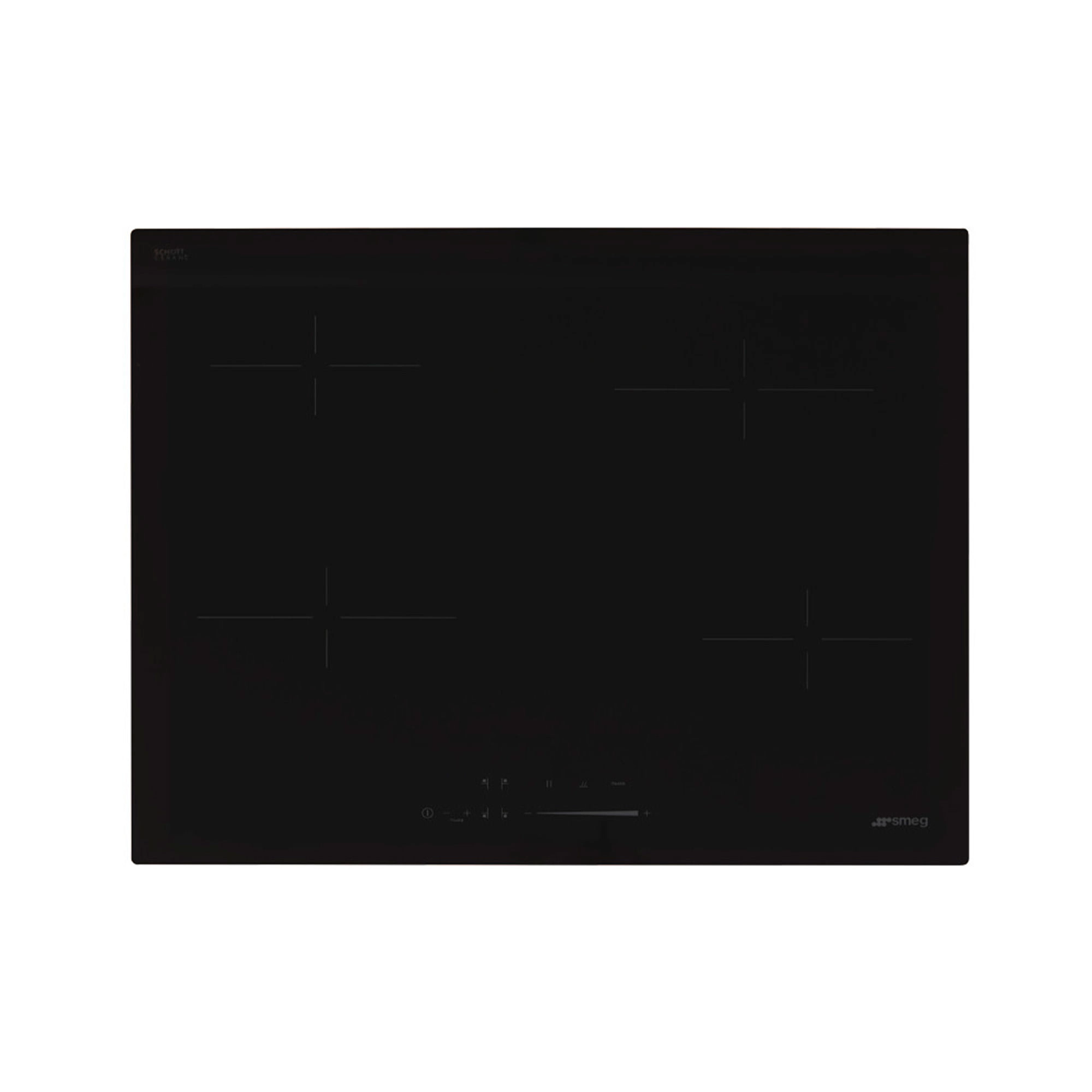 Encimera Vitroceramica Smeg Negro 60cm