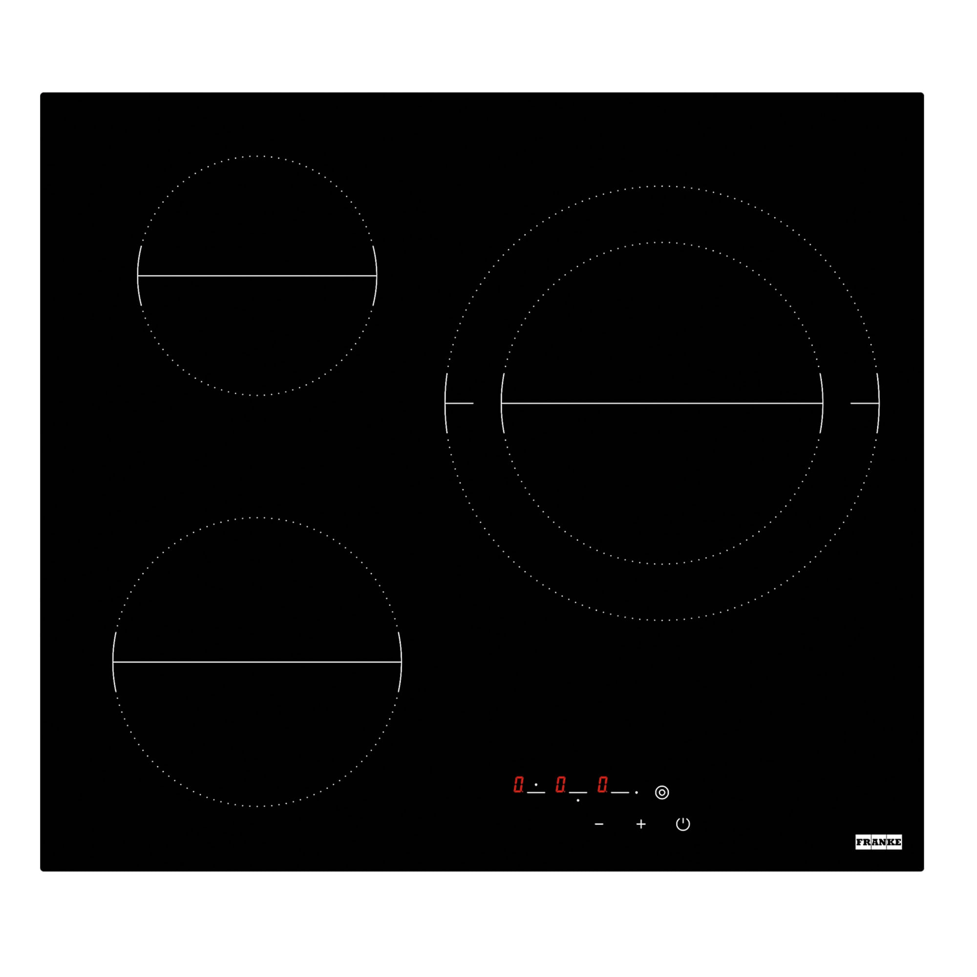 Encimera Vitrocerámica FHR 603 Negro 520x440