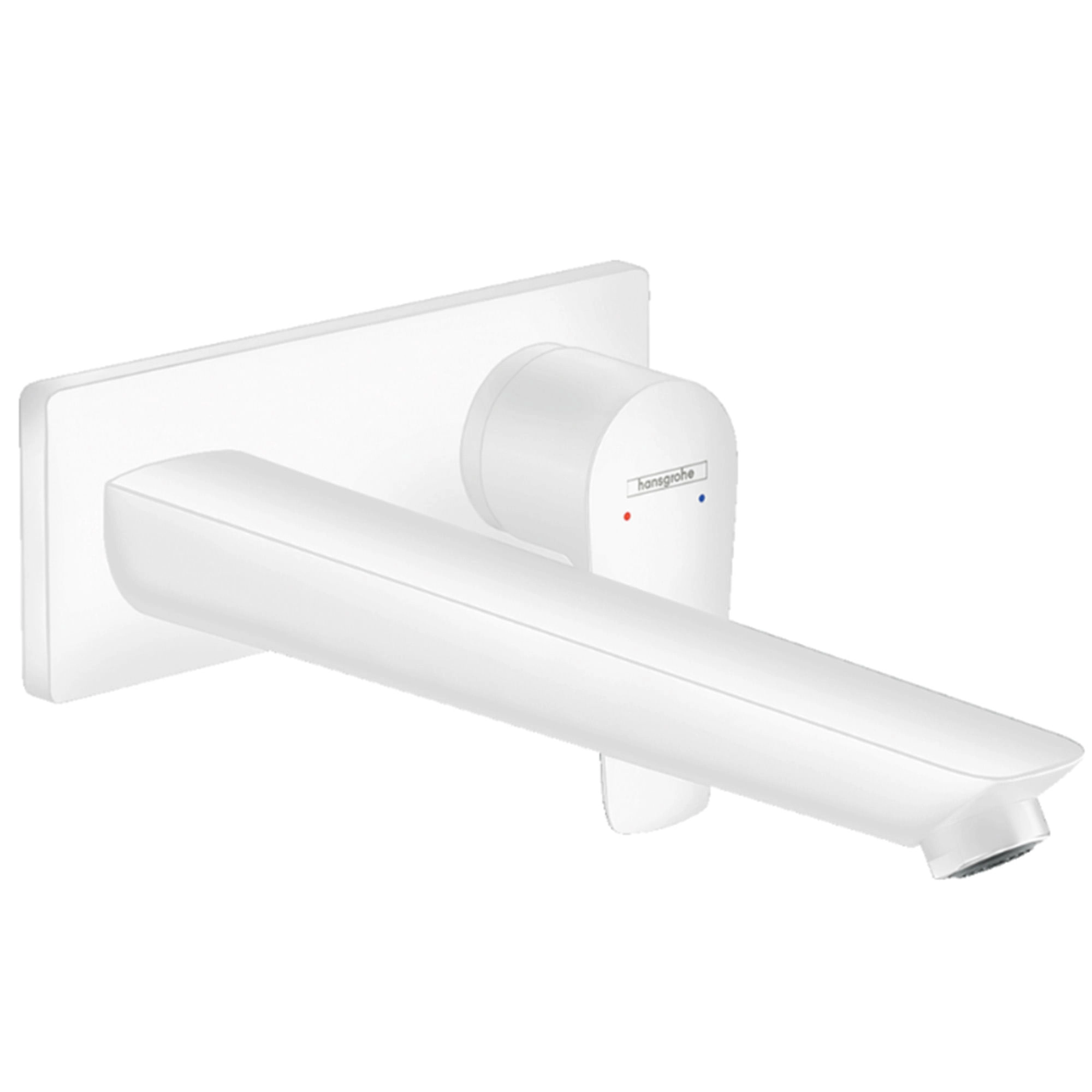 Griferia Lavamanos Talis E Muro 22 Cm C/Desagüe 71734700 Blanco Mate