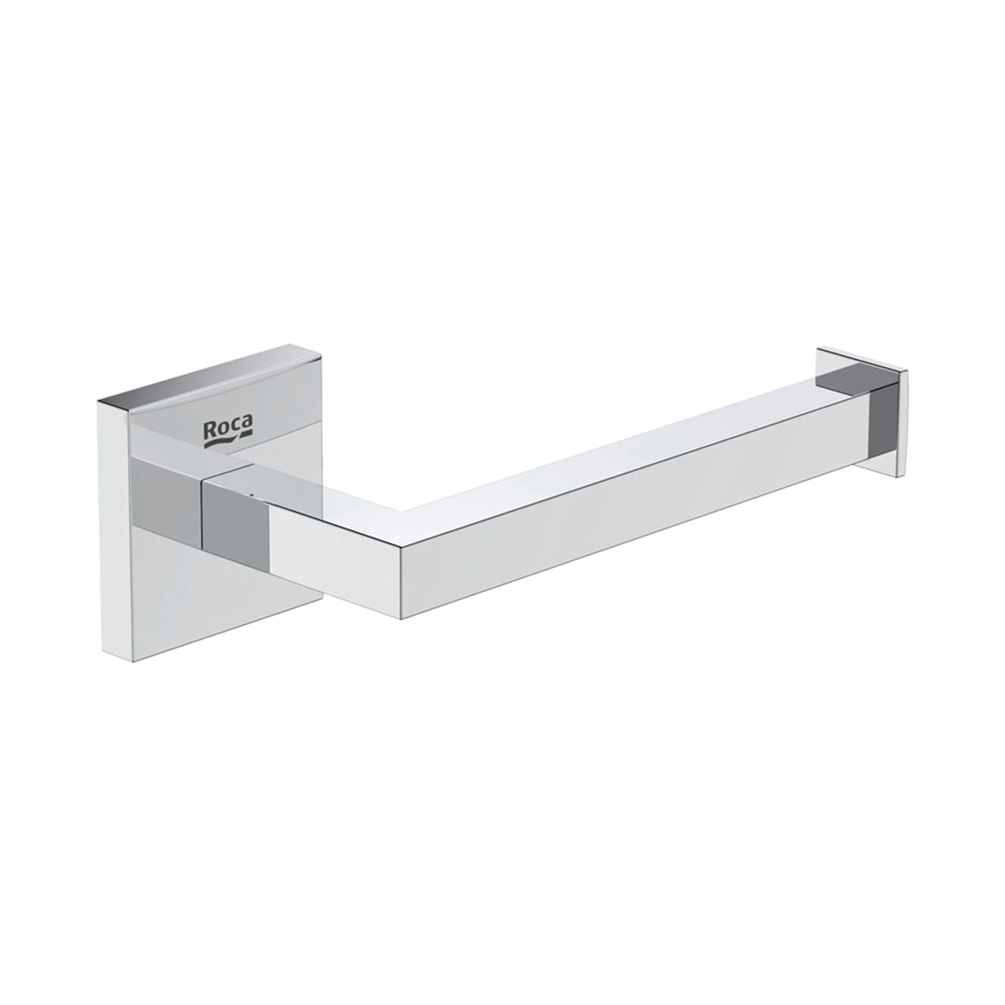 Portarollo Simple Hotels Square Cromado 75x175x23 mm