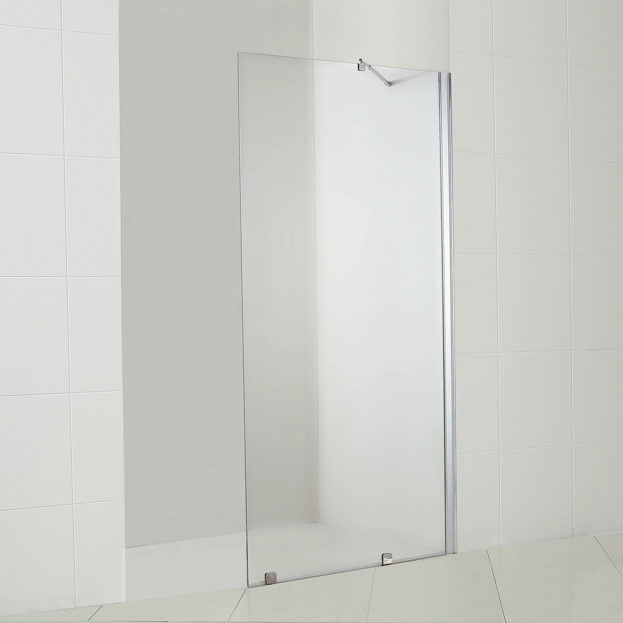 Mampara Style Fija Cromo 1000x1980 mm Laminada