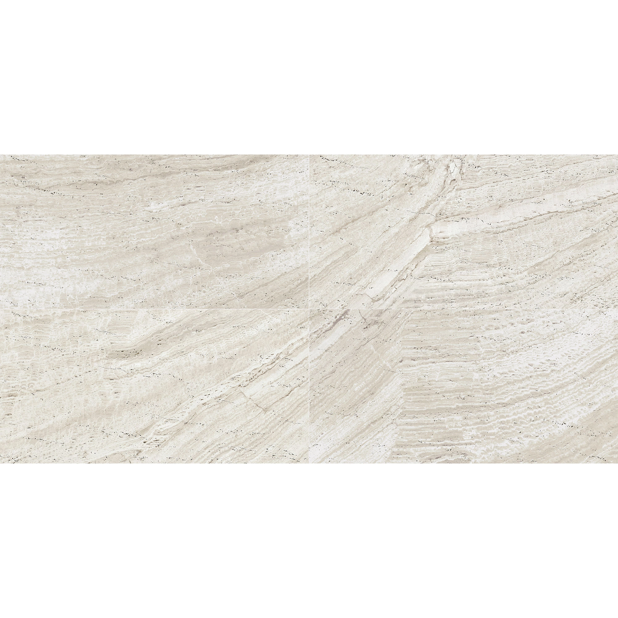 Porcelanato Travertine Blanco Mate Antideslizante 60x120 cm