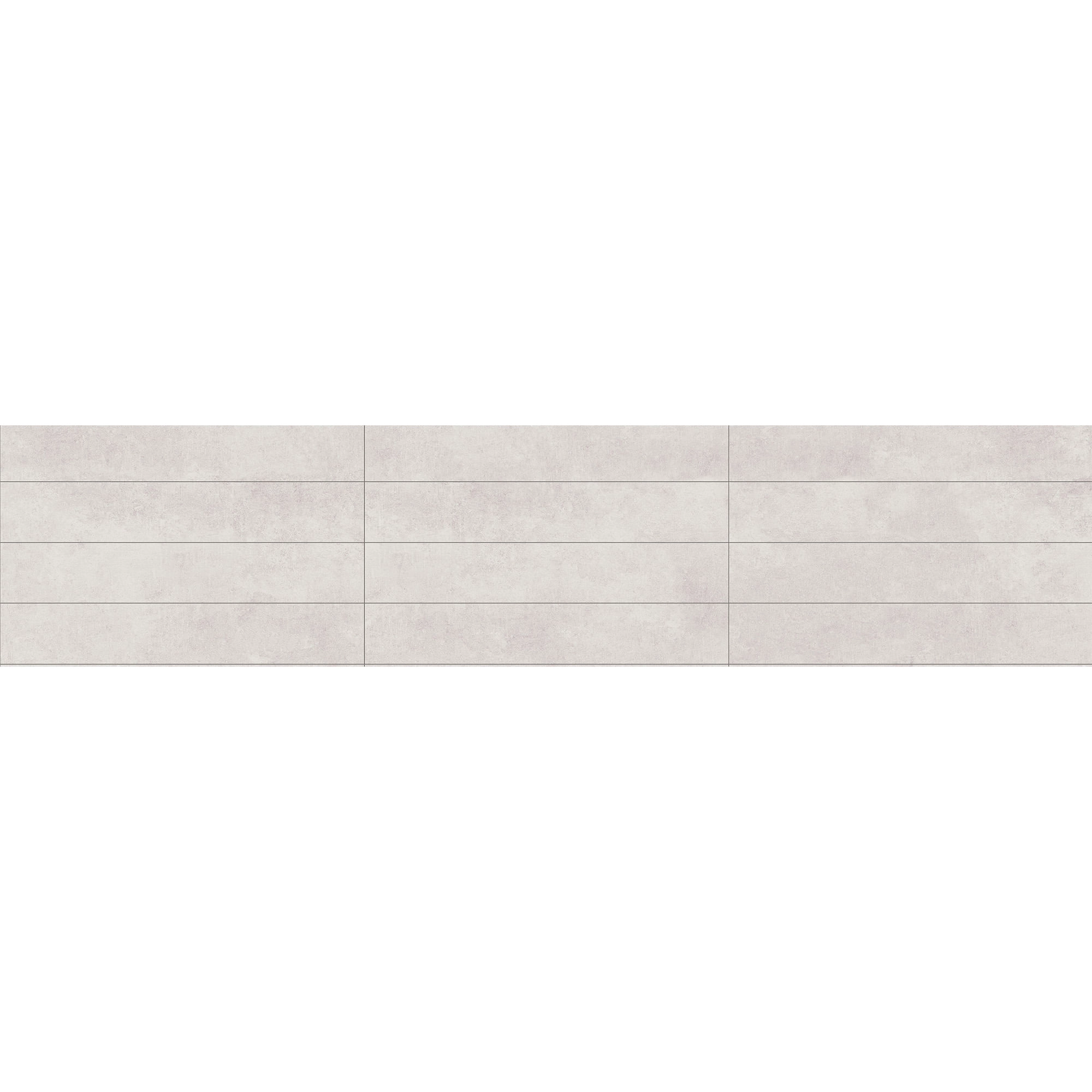 Porcelanato District Blanco Mate 15x90 cm