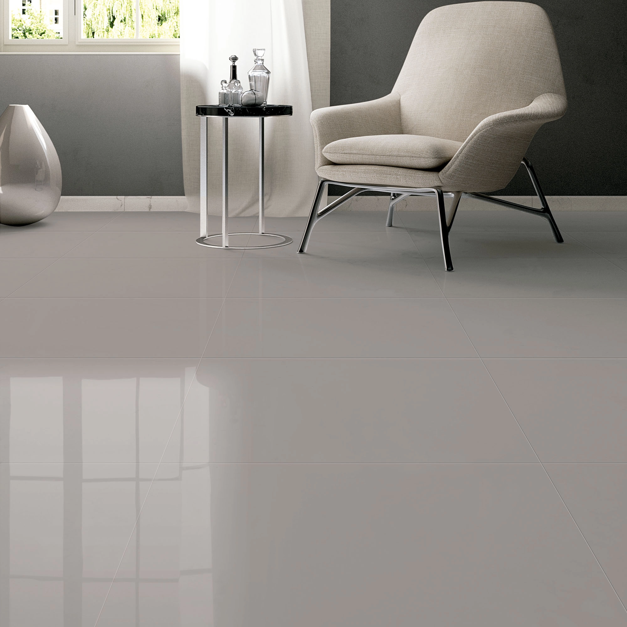 Porcelanato Light Grey Pulido 30x60 cm
