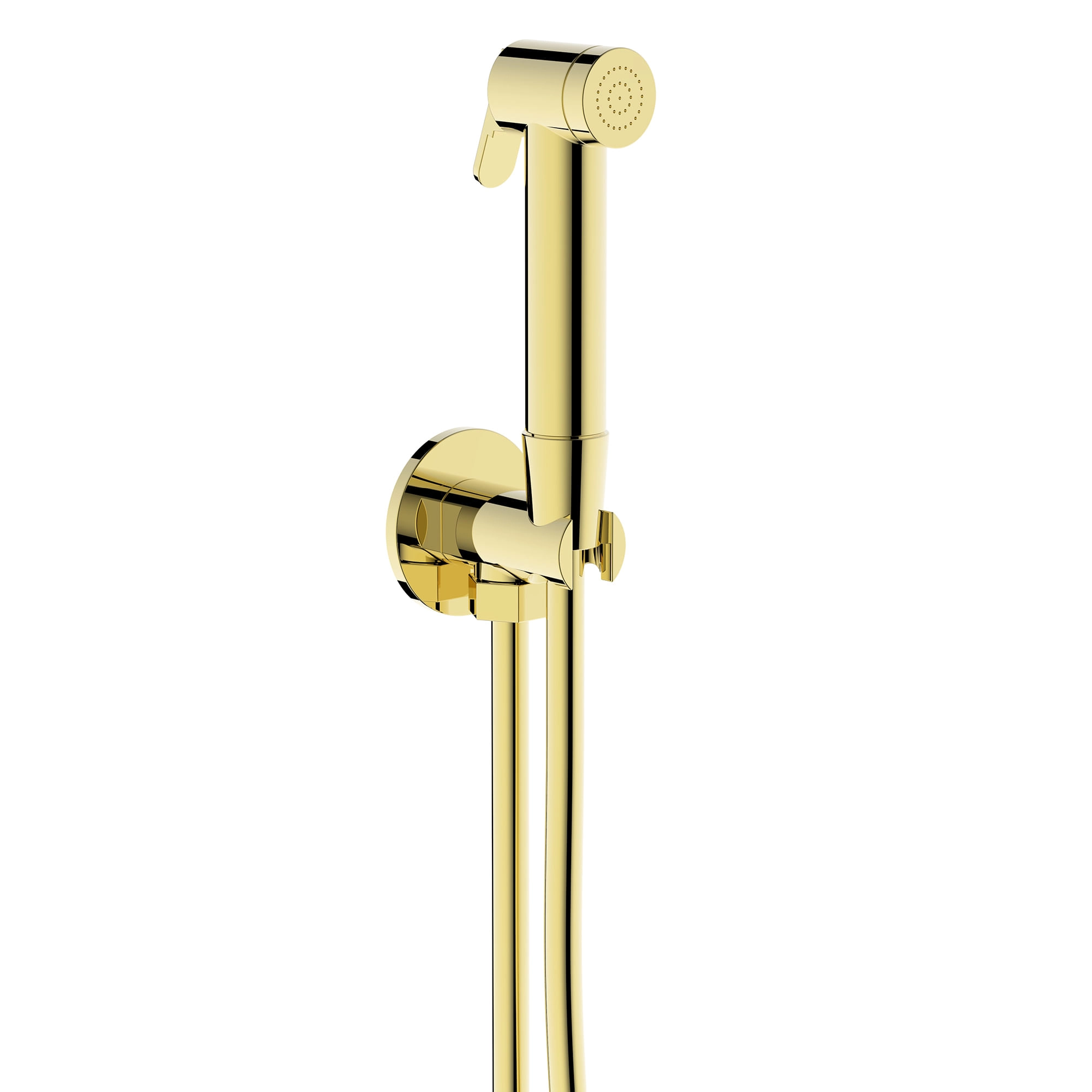 Grifería Ducha Higienica Urban con Set Soporte Ducha Dorado